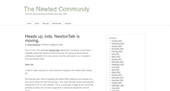 Desktop Screenshot of newted.org
